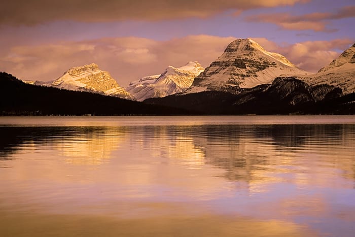 Bow Lake, Banff National Park, Alberta, Canada # 4859b