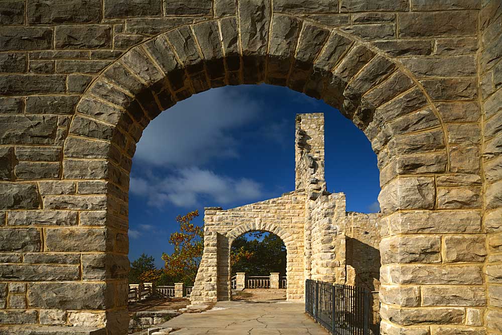 Arches in Ha Ha Tonka Castle, Ha Ha Tonka State Park, Missouri # 7130h
